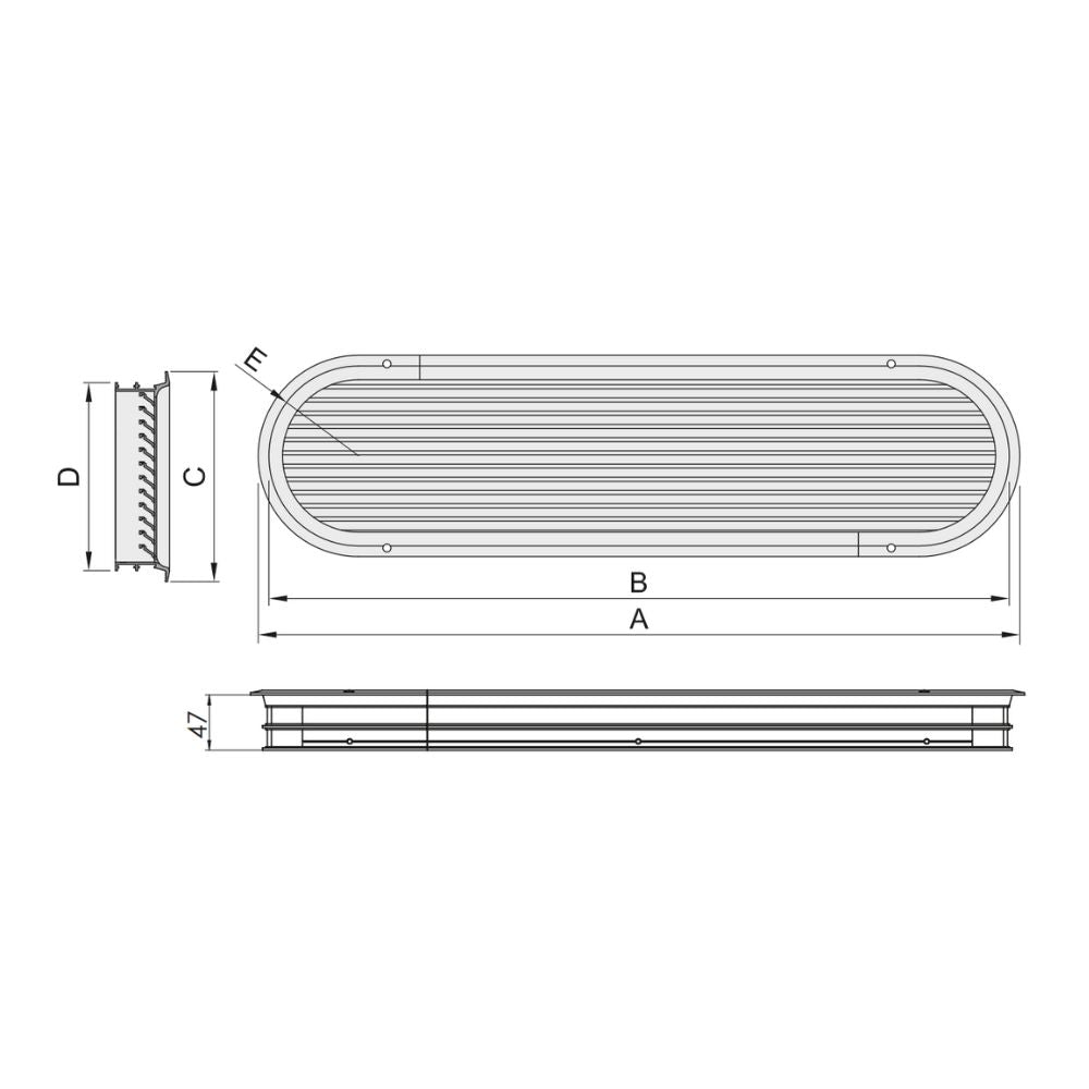 Vetus Louvered Air Suction Vent Type ASV 20_Additional1