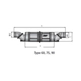 Vetus Exhaust Waterlock - Horizontal Waterlock Type NLPH 45 MM_Additional2