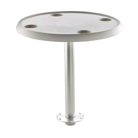 Vetus Round Table, 60 cm , Removable Pedestal and base plate, Height 68 cm