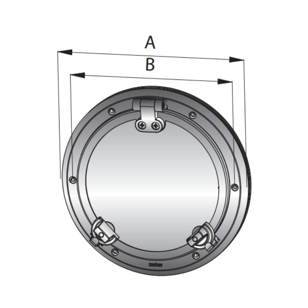 Vetus Porthole PW Category AI (196mm Cut Out - Round)_Additional1