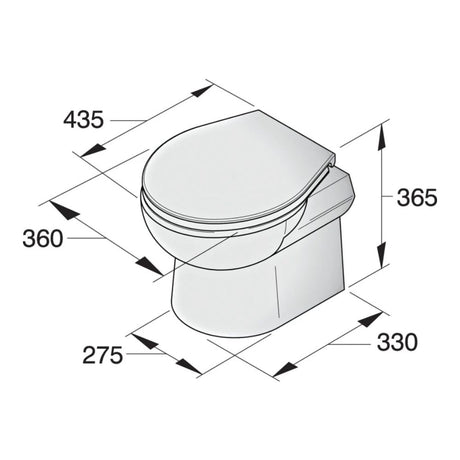 Vetus Toilet Type SMTO2, 24V_Additional1