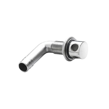 Vetus Air - Vent Nipple, Angled, for Hose 5/8", Stainless Steel