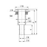 Vetus Thru - Hull Fitting for Hose 5/8"_Additional1