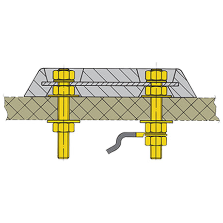 Vetus Anode Connection Kit for g.r.p. HulL (price per piece)