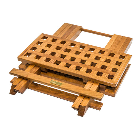 Whitecap Teak Grate Top Fold-Away Table_Additional1