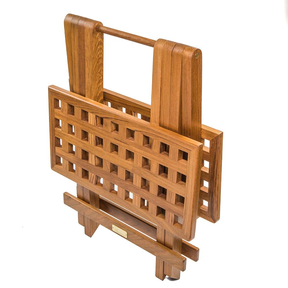 Whitecap Teak Grate Top Fold-Away Table_Additional3