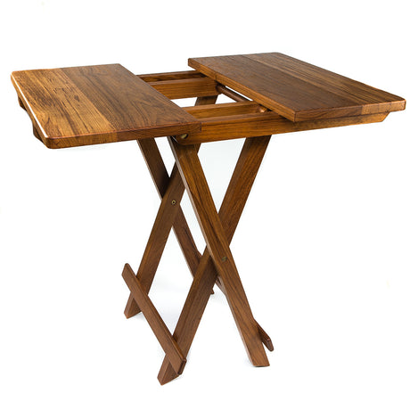 Whitecap Teak Solid Top Fold Away Table_Additional1