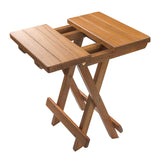 Whitecap Teak Grooved Top Fold-Away Table/Stool_Additional1