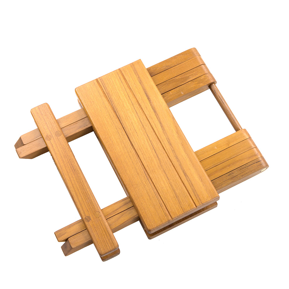 Whitecap Teak Grooved Top Fold-Away Table/Stool_Additional2