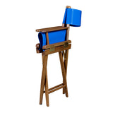 Whitecap Director&#39;s Chair w/Blue Seat Covers - Teak_Additional2