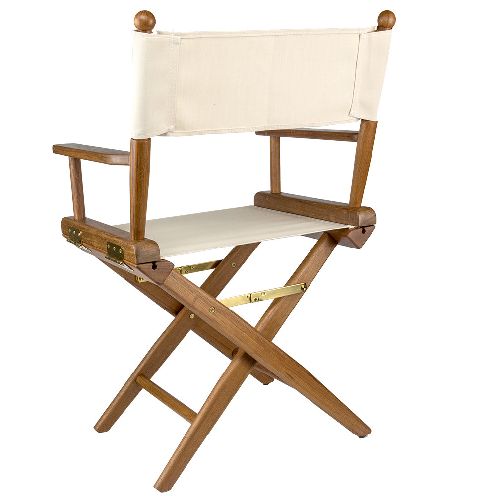 Whitecap Director&#39;s Chair w/Natural Seat Covers - Teak_Additional2