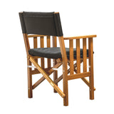 Whitecap Director&#39;s Chair II w/Black Cushion - Teak_Additional2