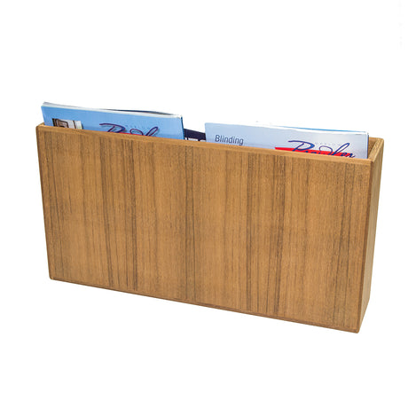 Whitecap Teak Double-Wide Magazine Rack_Additional1