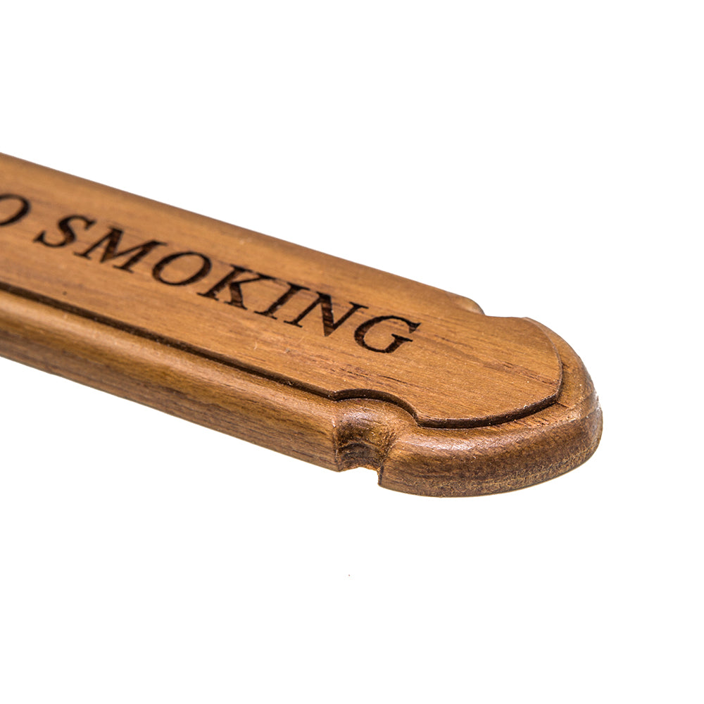 Whitecap Teak "No Smoking" Name Plate_Additional2