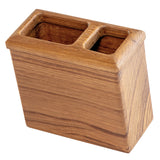 Whitecap Square Toothbrush Holder (Oiled) - Teak_Additional2