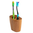 Whitecap Oval Toothbrush Holder (Oiled) - Teak