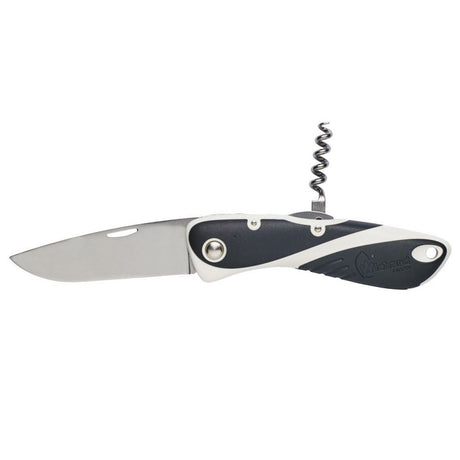 Wichard Aquaterra Corkscrew Knife - Black