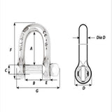 Wichard Self-Locking D Shackle - 5/32 in._Additional1