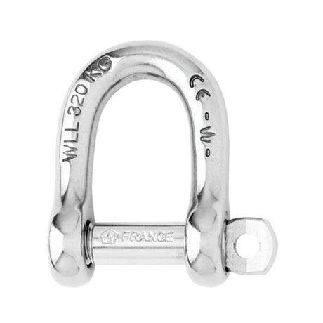 Wichard Self-Locking D Shackle - 1/4 in.