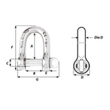 Wichard Self-Locking D Shackle - 9/16 in._Additional1