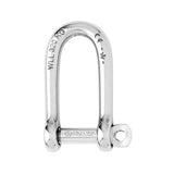 Wichard Self-Locking Long D Shackle - 1/4 in.