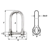 Wichard Self-Locking Large Opening Shackle - 3/16 in._Additional1