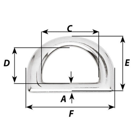 Wichard HR D Ring - Small_Additional1