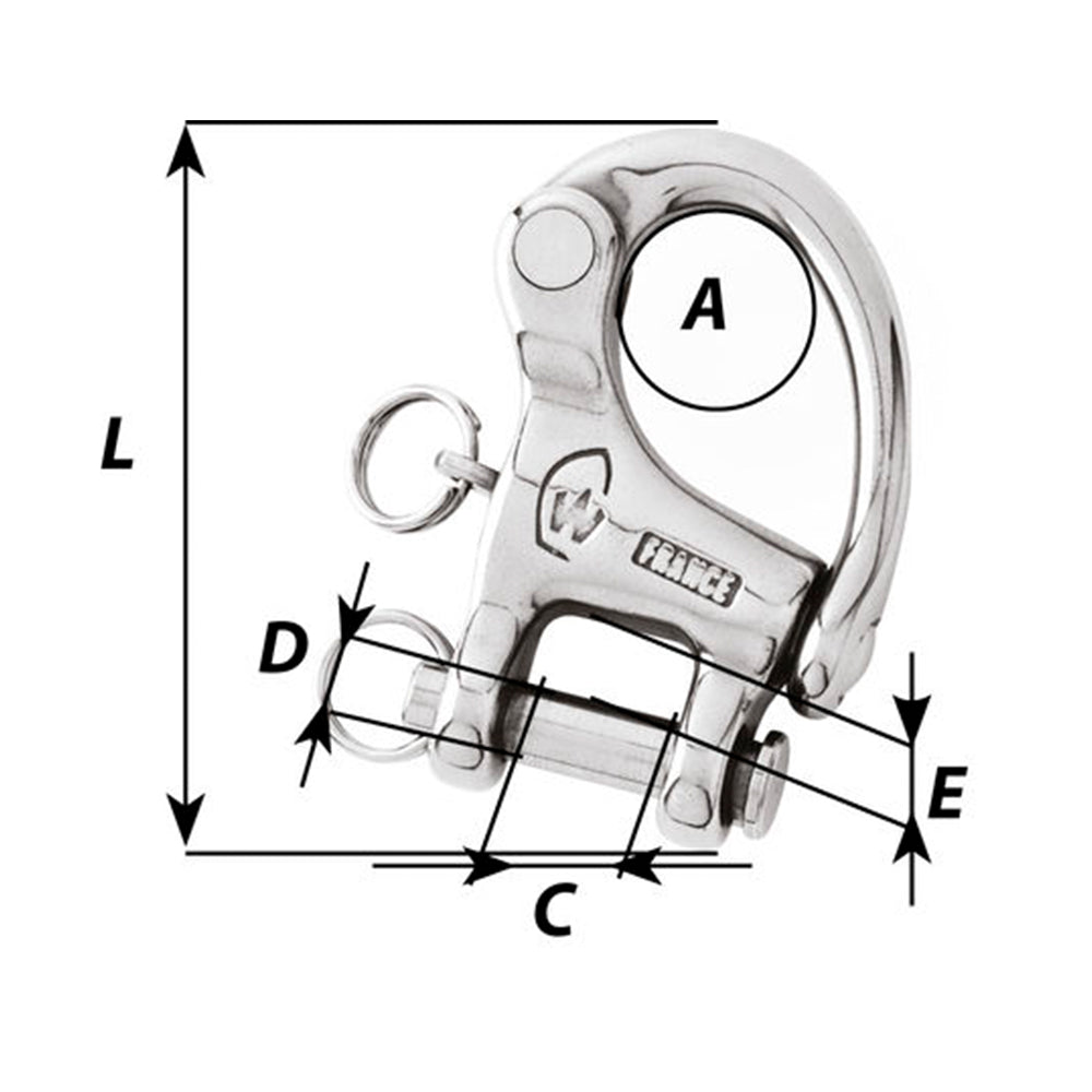 Wichard Clevis Pin Shackle - Pin 86mm (3 3/8in.)_Additional1