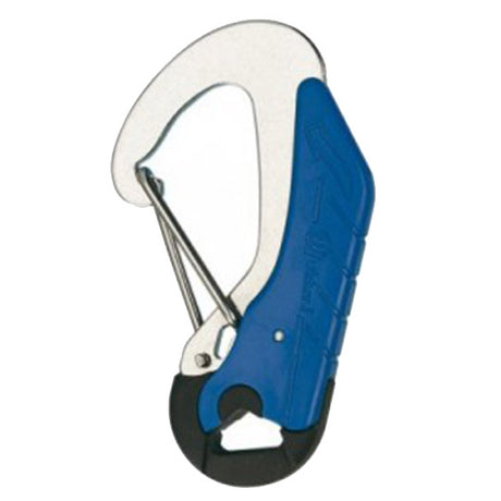 Wichard 115 mm. (4 1/2 in.) Snap Hook with Spring - 18 mm. Dia. (Stainless Steel) - Blue