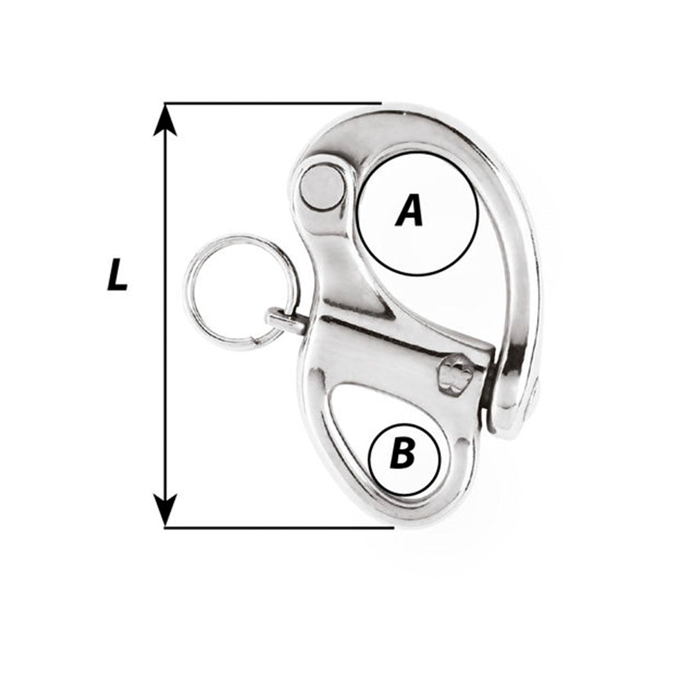 Wichard HR Snap Shackle - Fixed Eye - Medium_Additional1