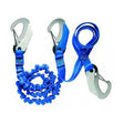 Wichard Double Action Safety Hooks - Elastic Webbing - 3 Hooks