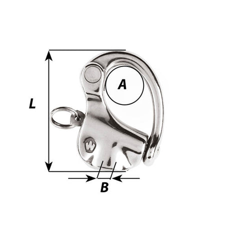 Wichard HR Snap Shackles - Without Swivel - Medium_Additional1