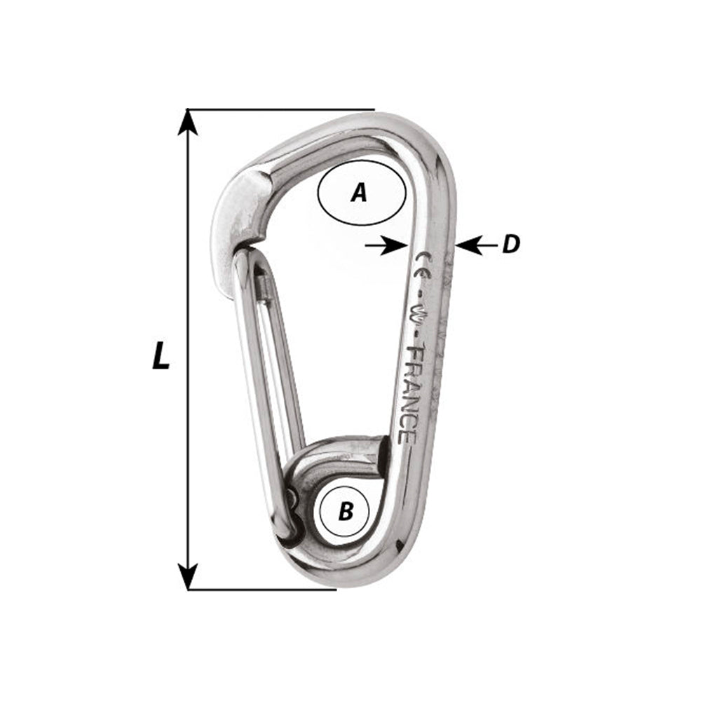 Wichard Mooring Hook - Simple - 4 in. Length_Additional1