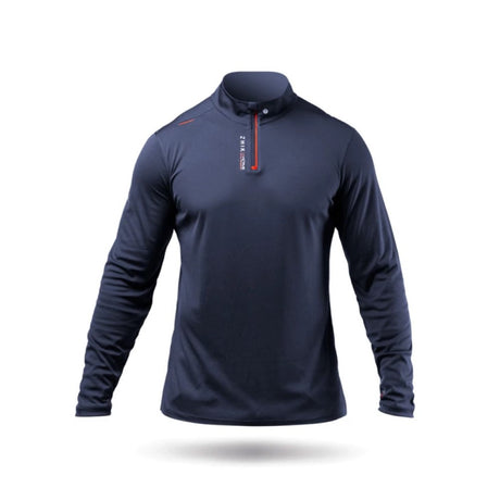 Zhik UV Active High Collar 1/4 Zip Top - Navy