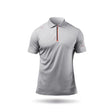 Zhik UV Active Zip Sports Polo - Grey