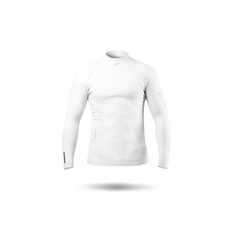 Zhik Rash Guard - Eco Spandex - Long Sleeve Top - White (Men)