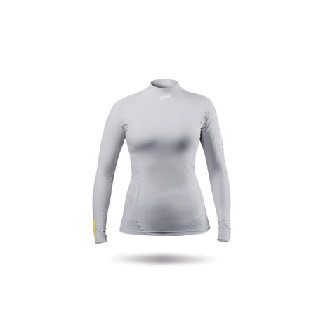 Zhik Rash Guard - Eco Spandex - Long Sleeve Top - Platinum (Women)