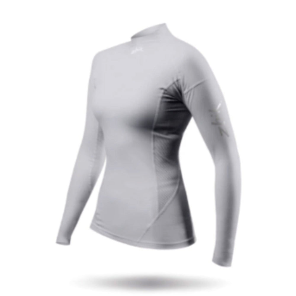 Zhik Rash Guard - Eco Spandex - Long Sleeve Top - Platinum (Women)_Additional2