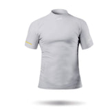 Zhik Rash Guard - Eco Spandex - Short Sleeve Top - Platinum (Men)