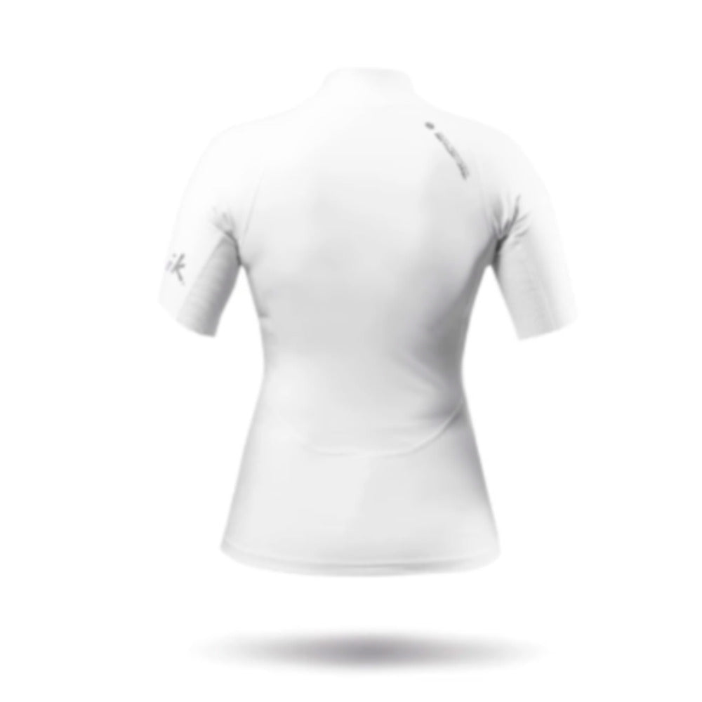 Zhik Rash Guard - Eco Spandex - Short Sleeve Top - White (Women)_Additional1