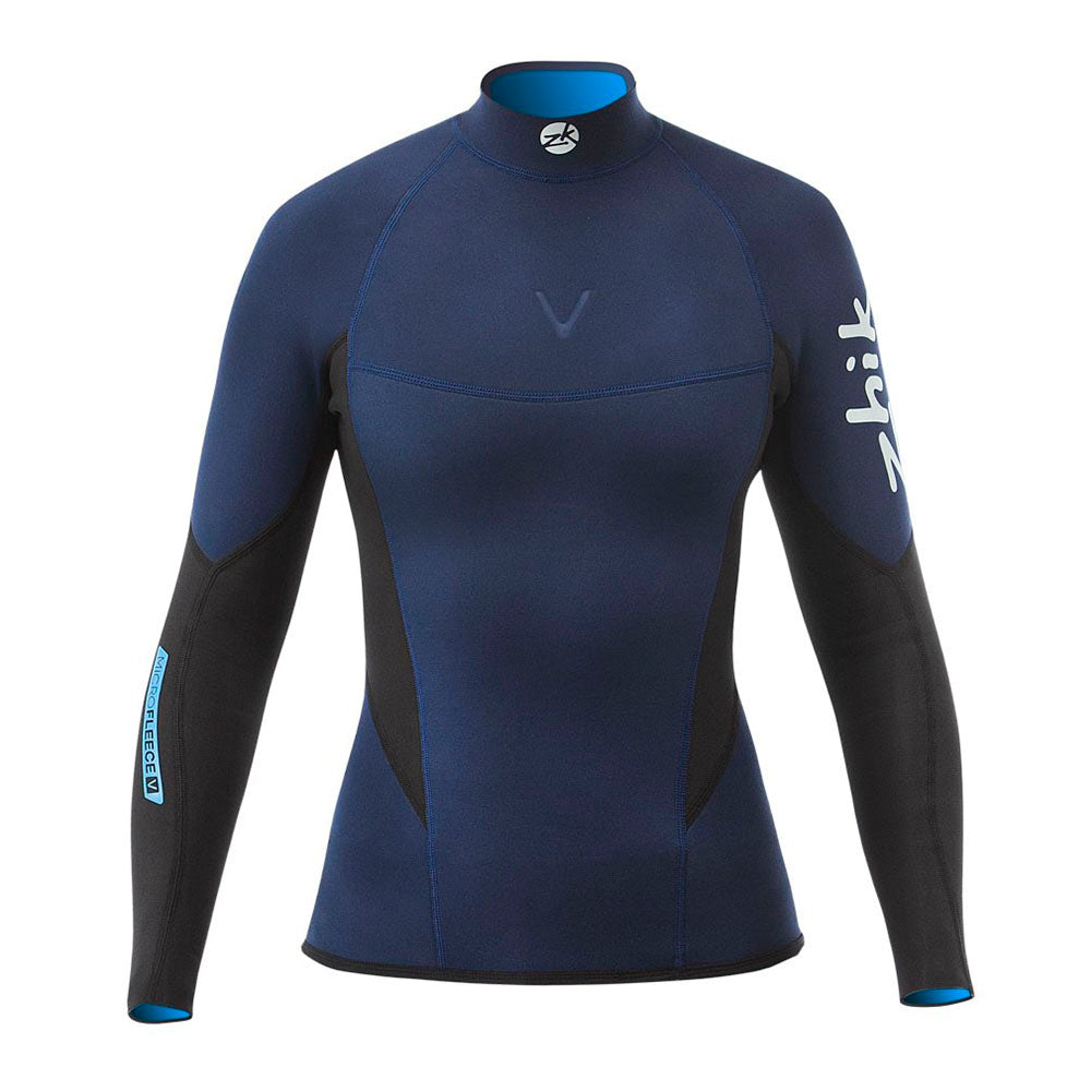 Zhik Rash Guard - Wetsuit V Microfleece - Navy (Women)