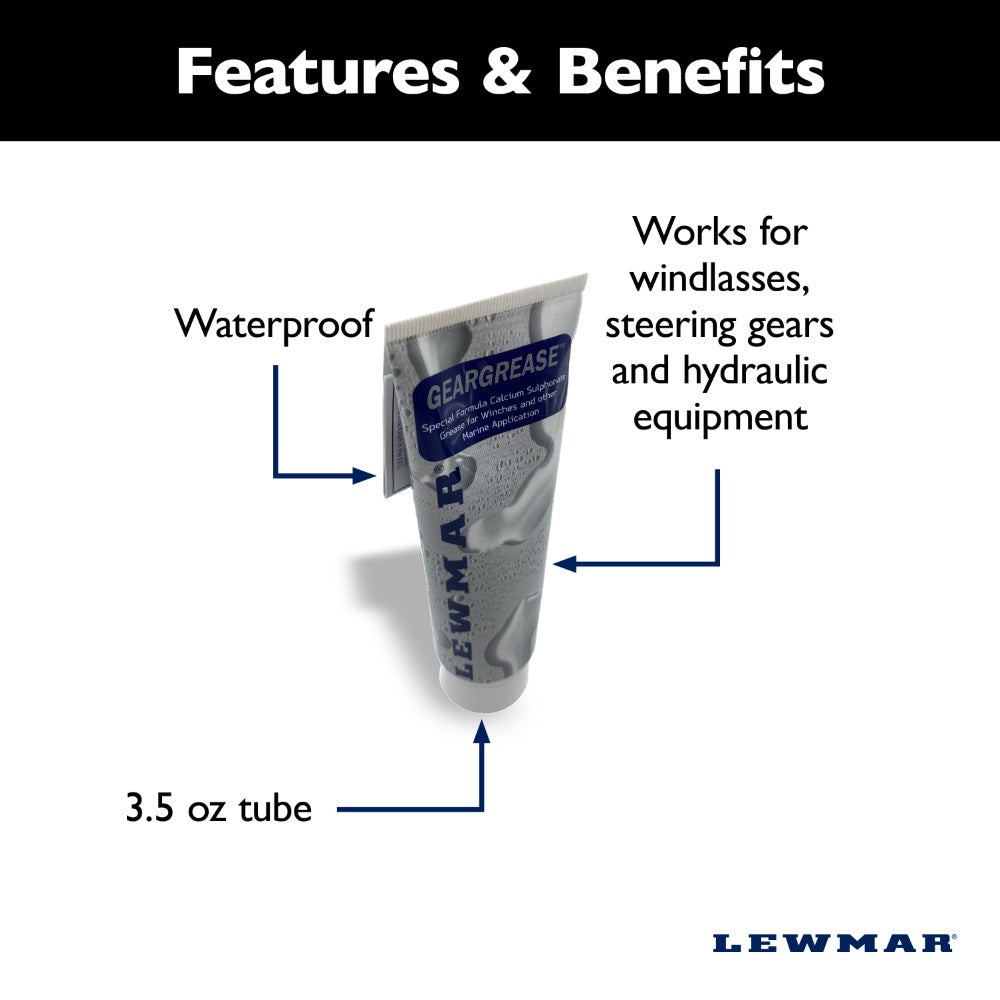 Lewmar Winch Service Kit - 7010 Grease Tube (3.5 oz.)