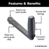 Lewmar Winch Handle - 8 in. / Aluminum / Single Hand Grip / Non-Locking