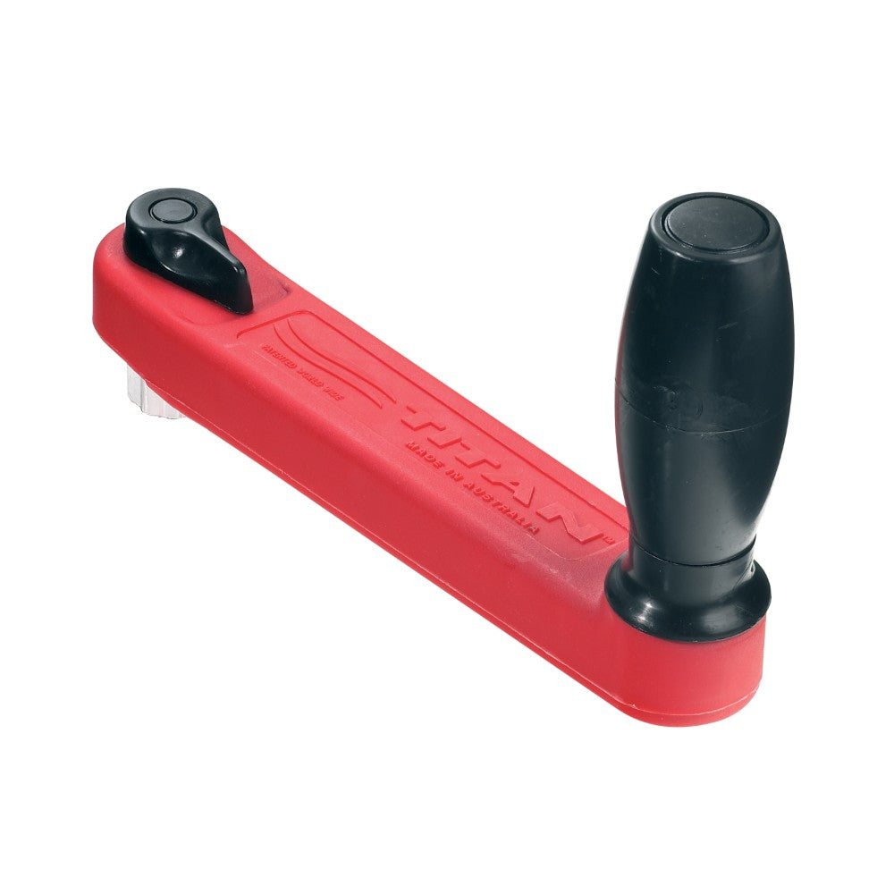 Lewmar Winch Handle - 8 in. / Plastic - Red / Single Hand Grip / Locking / Floating