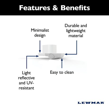 Lewmar Eclipse Portlight Roller Shade Trim Kit Size 54