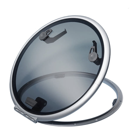 Lewmar Low Profile Hatch - 19 15/16 in. (506 mm) (Grey Acrylic / Silver Frame) - Size 18 (Round)