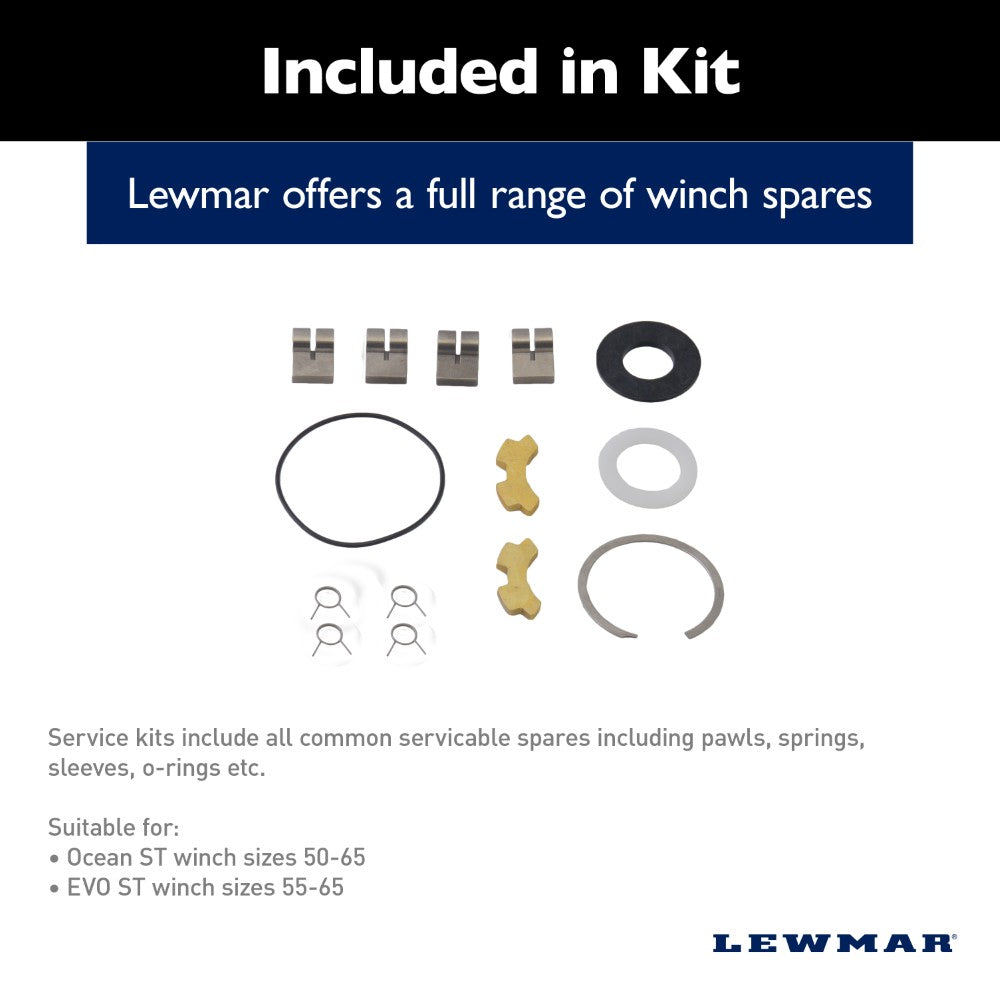 Lewmar Winch Service Kit - Ocean/EVO ST 50 to 65 Spares Kit