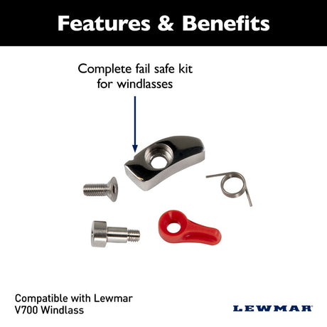 Lewmar V700 Fall Safe Kit