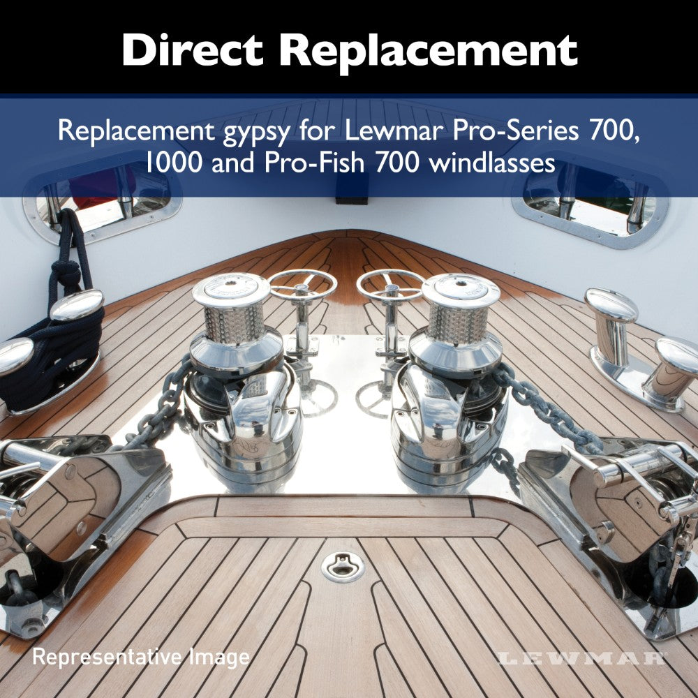 Lewmar Pro Series Dual Gypsy 1/4" 6-7mm