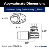 Lewmar Windlass - V2 w/ Fast Fit 700W Vertical Electric 12V Gypsy Only 10mm - DIN 766